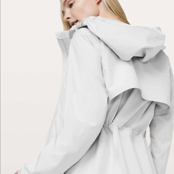 lululemon athletica Jackets & Blazers - Lululemon Rain Rebel Jacket - Light Chrome